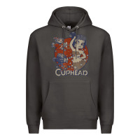 Smoke cuphead cala maria airplane attack t shirt Premium Hoodie - linhVisuals