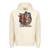 Tofu cuphead cala maria airplane attack t shirt Premium Hoodie - linhVisuals