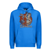 True Royal cuphead cala maria airplane attack t shirt Premium Hoodie - linhVisuals