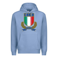 Colony Blue italian rugby federation Premium Hoodie - linhVisuals