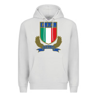 Dove Grey italian rugby federation Premium Hoodie - linhVisuals