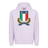 Lilac italian rugby federation Premium Hoodie - linhVisuals