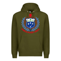 Army Green samoa rugby Premium Hoodie - linhVisuals