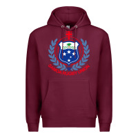 Burgundy samoa rugby Premium Hoodie - linhVisuals