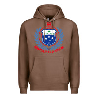 Chestnut samoa rugby Premium Hoodie - linhVisuals