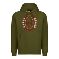 Army Green Union College Premium Hoodie - linhVisuals