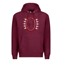 Burgundy Union College Premium Hoodie - linhVisuals