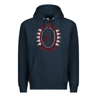 Navy Union College Premium Hoodie - linhVisuals
