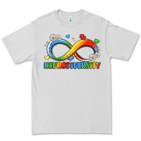 Dove Grey neurodiversity Premium Tee - LillyAllenDesigns