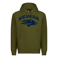 Army Green nevada wolf pack Premium Hoodie - linhVisuals