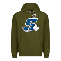 Army Green stockton ports baseball Premium Hoodie - linhVisuals