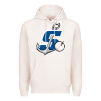 Pale Pink stockton ports baseball Premium Hoodie - linhVisuals