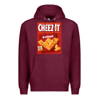 Burgundy cheez it original box front sweatshirt Premium Hoodie - linhVisuals