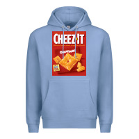 Colony Blue cheez it original box front sweatshirt Premium Hoodie - linhVisuals