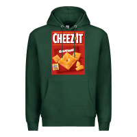 Sports Green cheez it original box front sweatshirt Premium Hoodie - linhVisuals