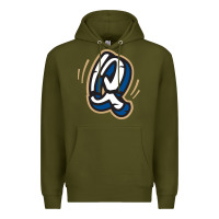 Army Green rancho cucamonga quakes Premium Hoodie - linhVisuals