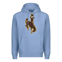 Colony Blue wyoming athletics Premium Hoodie - linhVisuals