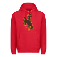 Red wyoming athletics Premium Hoodie - linhVisuals