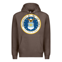 Coffee department of the air force Premium Hoodie - linhVisuals