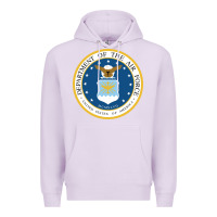 Lilac department of the air force Premium Hoodie - linhVisuals