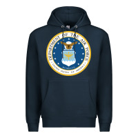 Navy department of the air force Premium Hoodie - linhVisuals