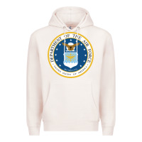 Pale Pink department of the air force Premium Hoodie - linhVisuals