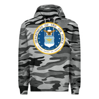 Slate Camo department of the air force Premium Hoodie - linhVisuals