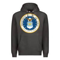 Smoke department of the air force Premium Hoodie - linhVisuals