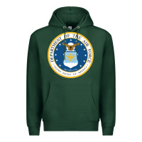 Sports Green department of the air force Premium Hoodie - linhVisuals