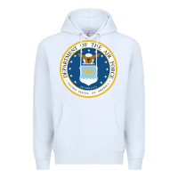 White department of the air force Premium Hoodie - linhVisuals