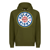 Army Green hockey night in canada 1 Premium Hoodie - linhVisuals