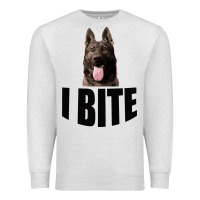 Oatmeal Heather I Bite Premium Sweatshirt - Bettercallsaul