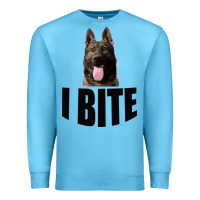 Ocean Blue I Bite Premium Sweatshirt - Bettercallsaul