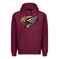 Burgundy fresno grizzlies baseball Premium Hoodie - linhVisuals