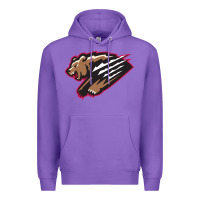 Purple fresno grizzlies baseball Premium Hoodie - linhVisuals