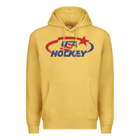 Antique Gold usa hockey Premium Hoodie - linhVisuals
