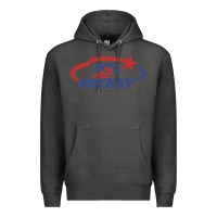 Charcoal Heather usa hockey Premium Hoodie - linhVisuals