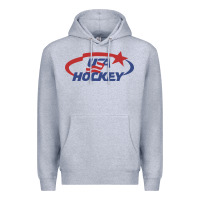 Heather Grey usa hockey Premium Hoodie - linhVisuals