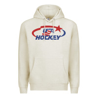Oatmeal Heather usa hockey Premium Hoodie - linhVisuals