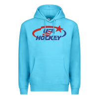 Ocean Blue usa hockey Premium Hoodie - linhVisuals