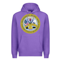 Purple department of the army Premium Hoodie - linhVisuals