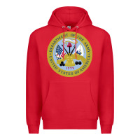 Red department of the army Premium Hoodie - linhVisuals