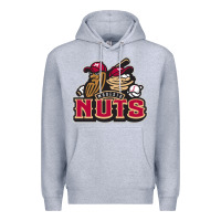 Heather Grey modesto nuts baseball Premium Hoodie - linhVisuals