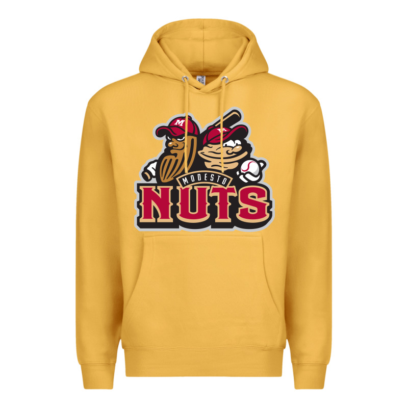Modesto Nuts Baseball Premium Hoodie by linhVisuals | Teevron