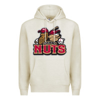 Oatmeal Heather modesto nuts baseball Premium Hoodie - linhVisuals