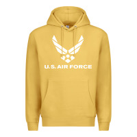 Antique Gold us air force Premium Hoodie - linhVisuals