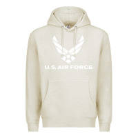 Oatmeal Heather us air force Premium Hoodie - linhVisuals