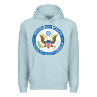 Blue Mist us department of state 2 Premium Hoodie - linhVisuals