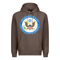 Coffee us department of state 2 Premium Hoodie - linhVisuals