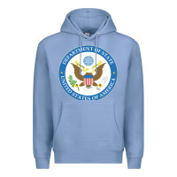 Colony Blue us department of state 2 Premium Hoodie - linhVisuals